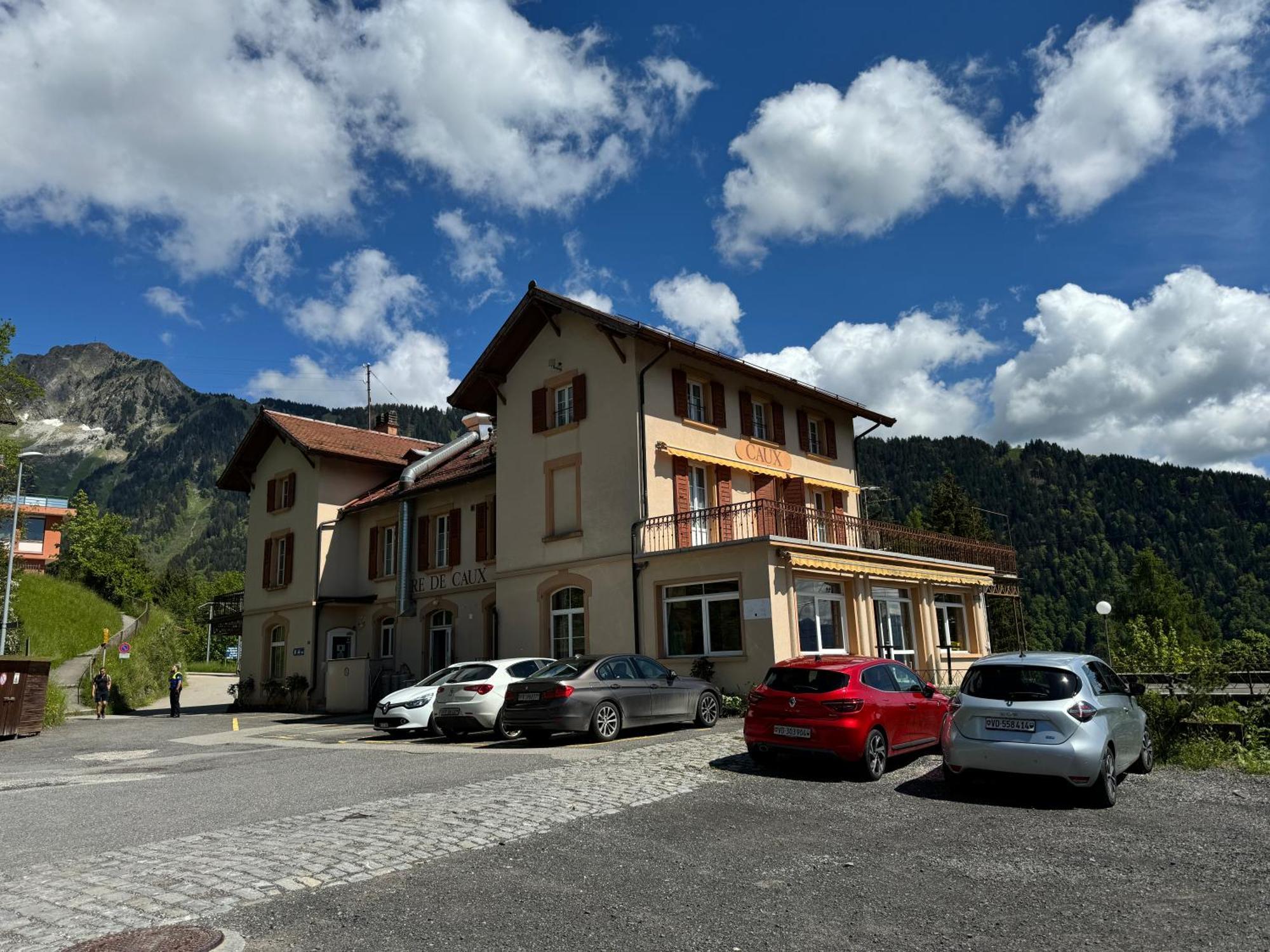 Hotel Buffet De La Gare Montreux Exteriér fotografie